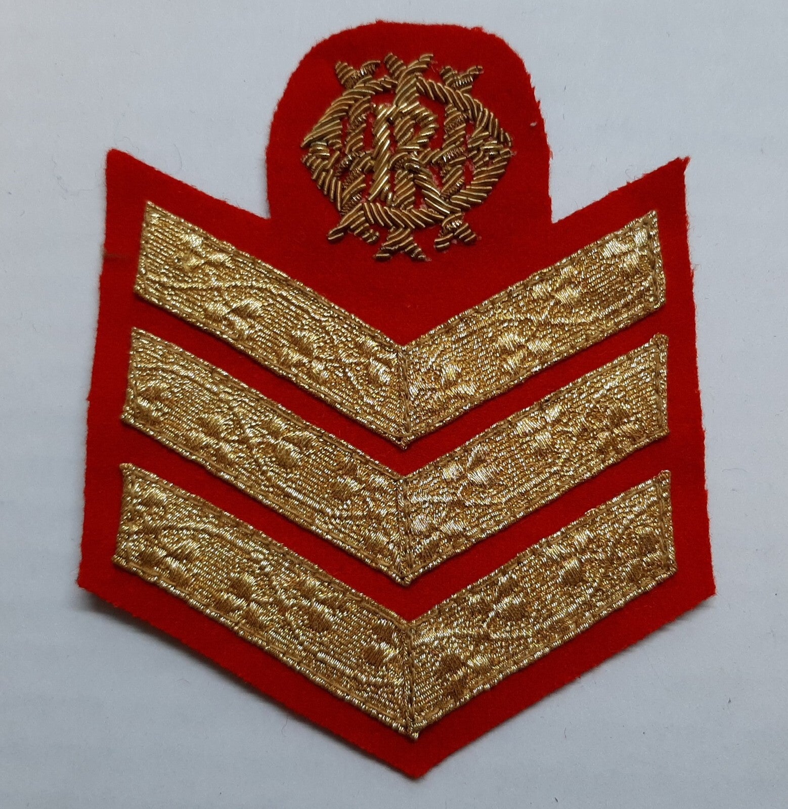 Queens Royal Irish Hussars NCOs 3 Bar Chevron Old Pattern British Army Cypher