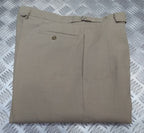Vintage Fawn Trousers British Old Pattern Lightweight Dress Trousers