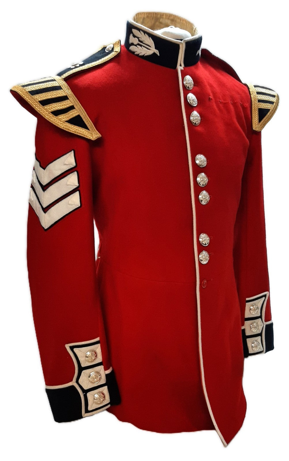 British Army Scots Red Tunic Scarlet Jacket With Shoulder Wings 41"