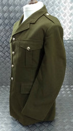 British Army No2 Khaki Jacket Anglian Dress With Buttons Costume Fancy Dress
