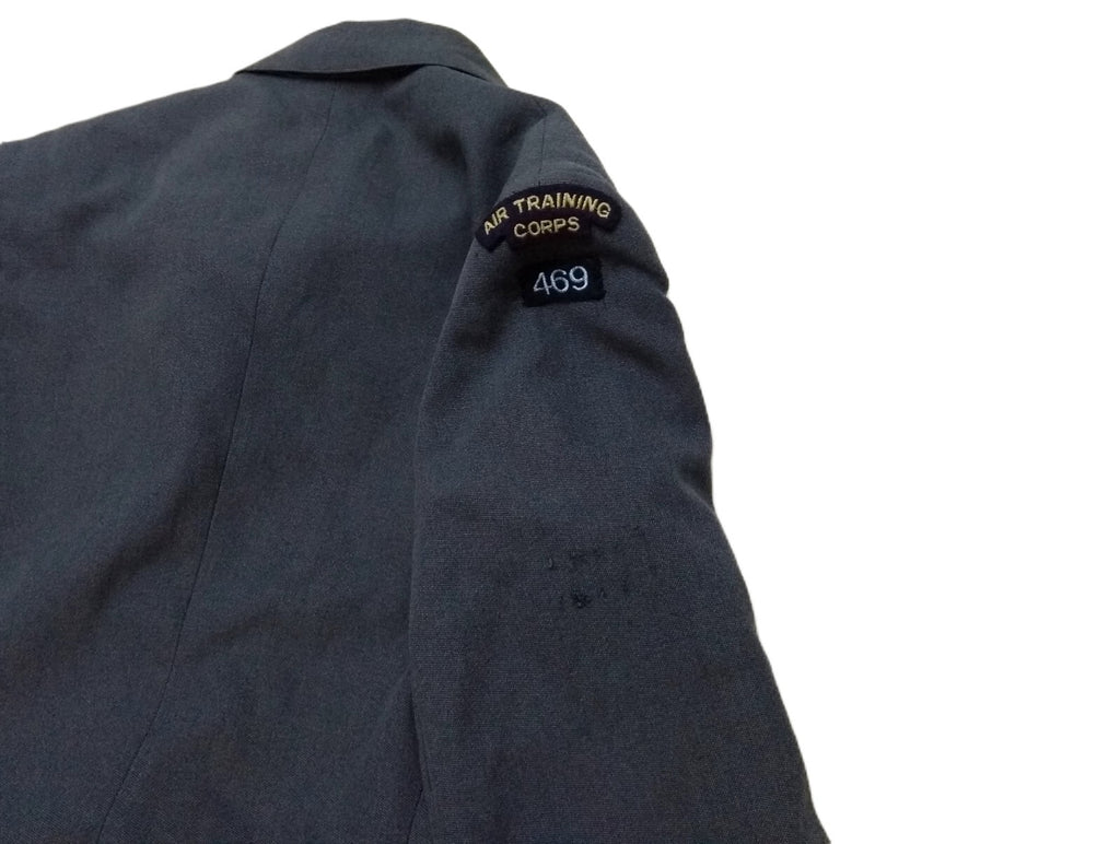 RAF Royal Air Force Vintage Jacket Airforce Blue Grey Colour 469 SQD Lowestoft
