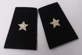 Qatar Winter Slides Shoulder Epaulettes Silver Braided