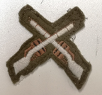 No2 Jacket Skill At Arms Marksman Insignia Badge / Patch British Army