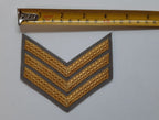 Mess Kit Chevrons Sergeant 3 Gold Bar Grebe Grey British Army Old Pattern SGT