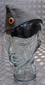 Genuine German Army Bundeswehr Moleskin Forage Flat/Envelope Hat. Green