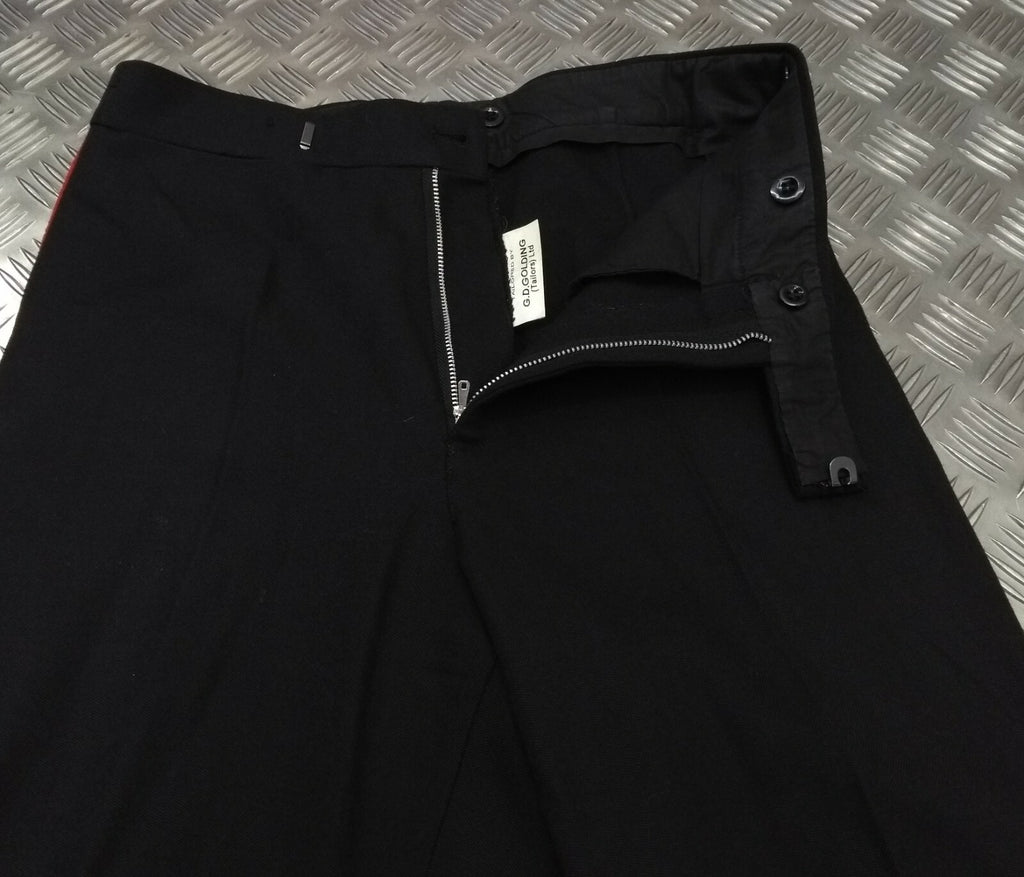 No1 Dress Trousers 2" Red Stripe Womens Issue By G.D Golding LTD W29" EBYT642