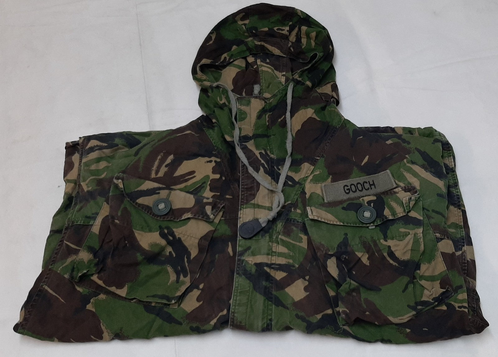 Vintage DPM Smock Modified British Army / Forces Camo Windproof Jacket 112cm