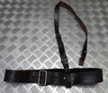 Vintage Sam Browne Brown Leather Belt & Shoulder Strap Issue Faulty