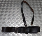 Vintage Sam Browne Brown Leather Belt & Shoulder Strap Issue Faulty