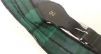 Scottish Regiment Belt Vintage British Tartan Patterned Belt with defects