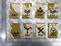 RAF Royal Air Force Slider Desert Camo Epaulettes Front Tab Slide Air Force