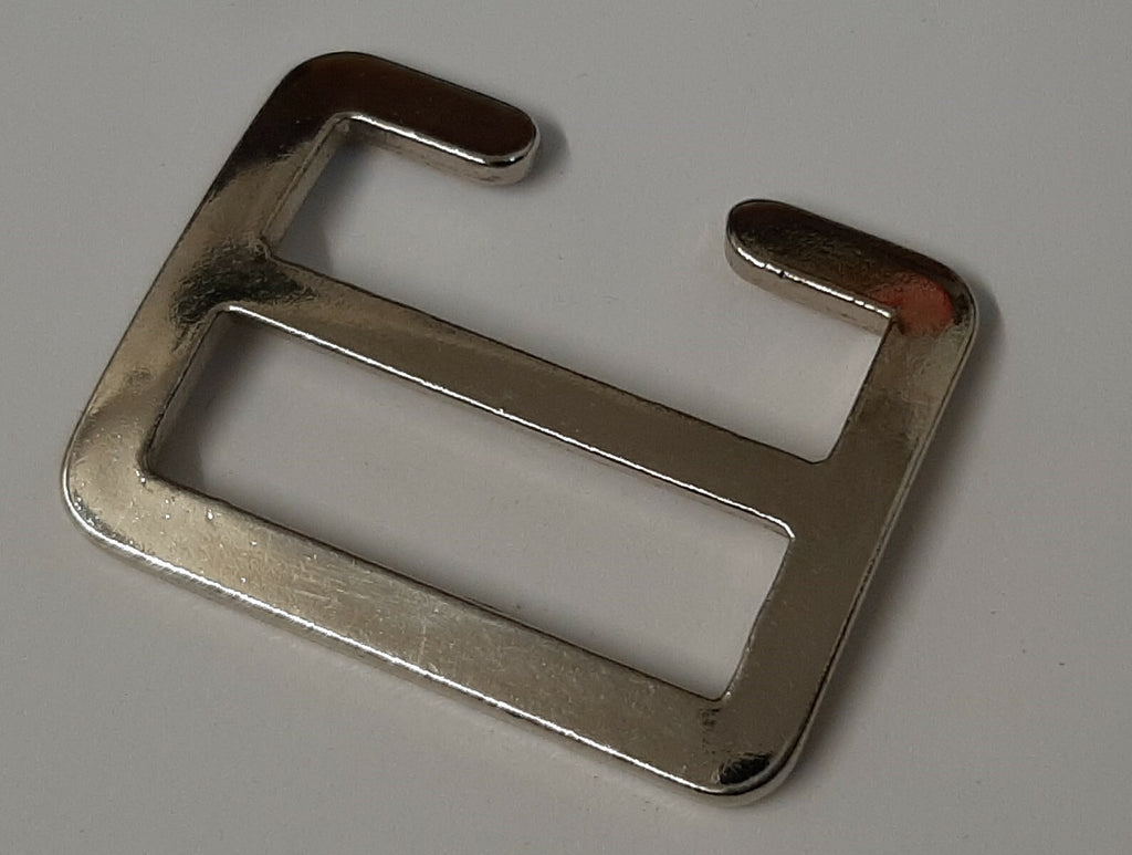 Genuine British Issue 1" Chrome Plated Rifle & Pack Sling Buckle