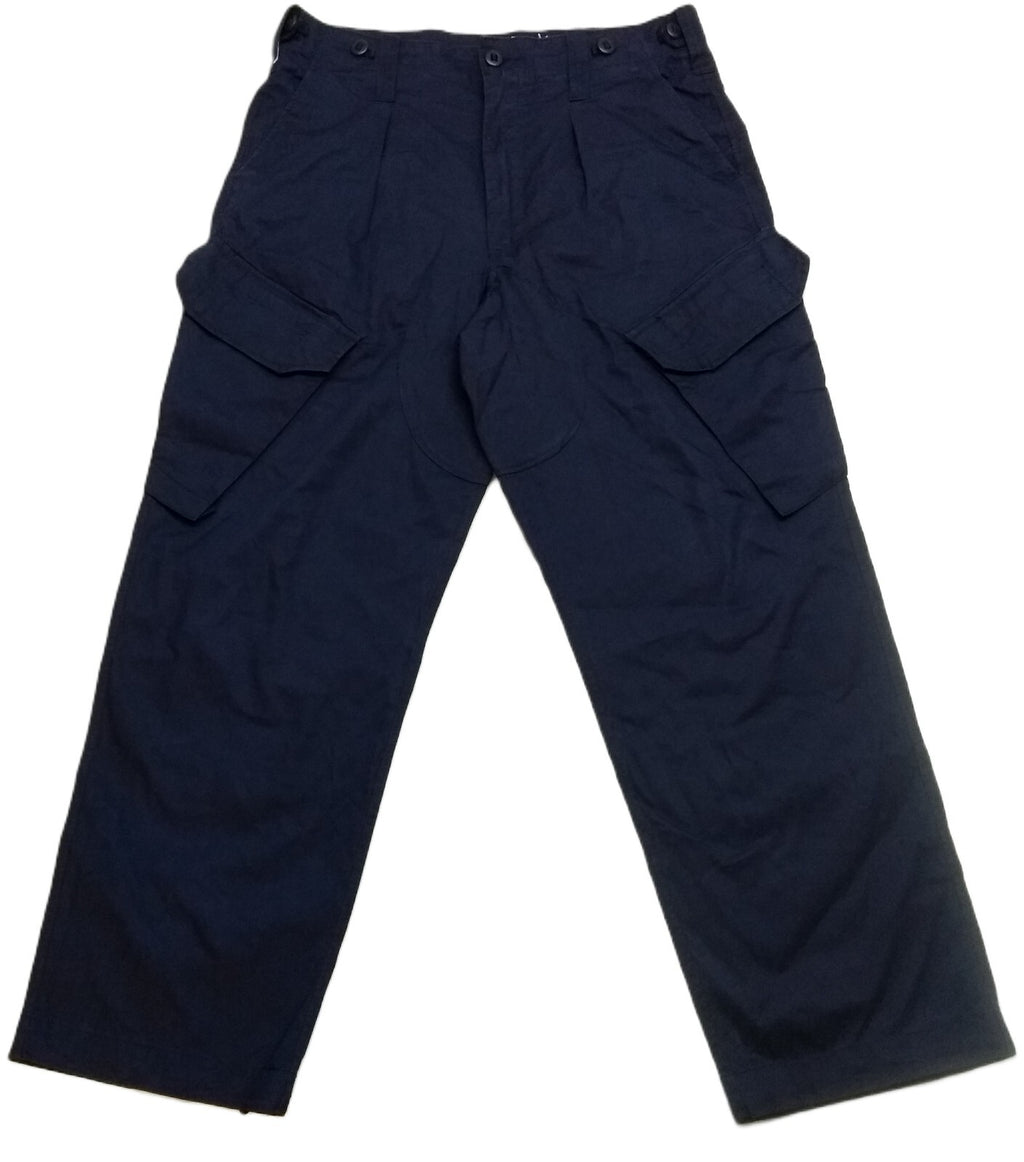 Navy Combat Trousers RN British Royal Naval Blue FR Fire Resistant Combats