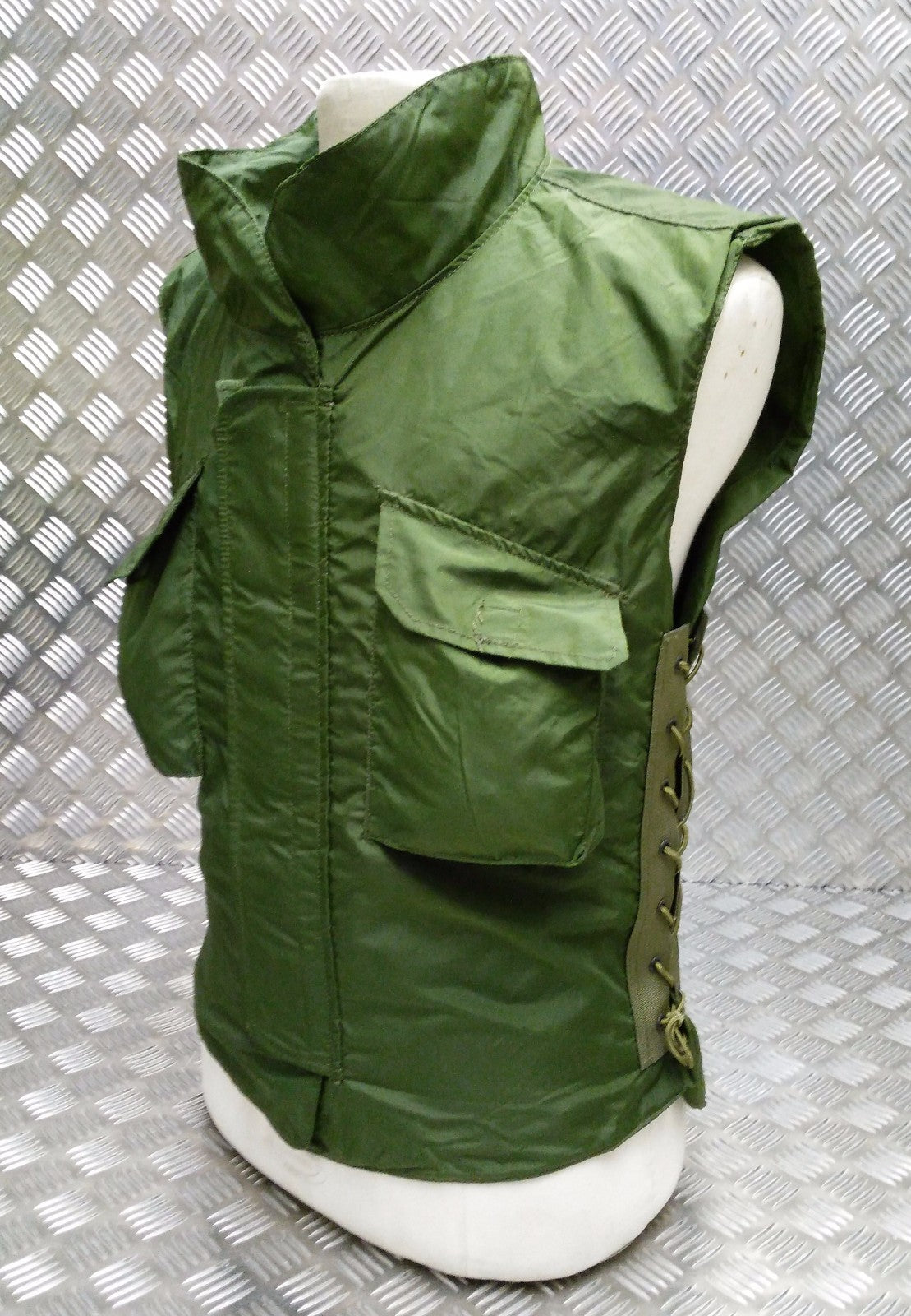 1980's IDF Flak Vest Cover Army Green Colour Ideal For Airsoft