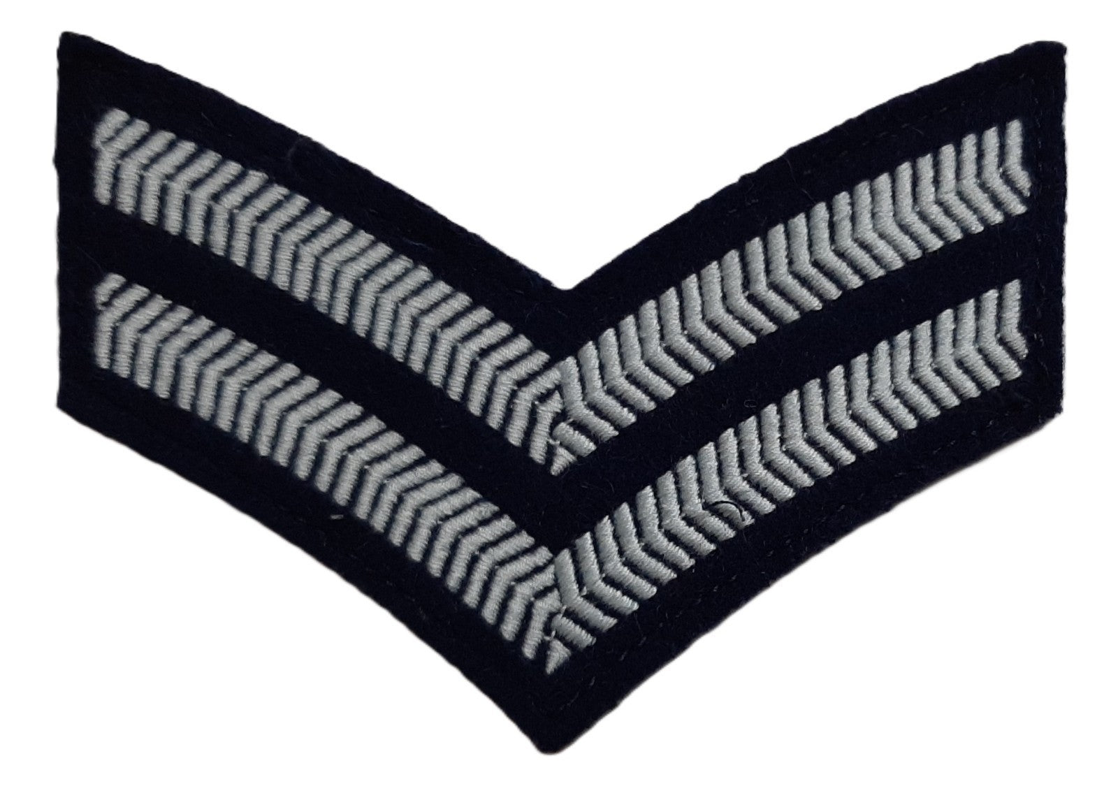 RAF Royal Air Force Chevron Patch 2 Bar Arm Badge CPL No1 Dress - Used