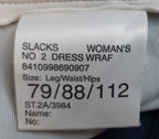 WRAF No2 Slacks British Royal Air Force Old Pattern Blue-Grey Dress 88cm