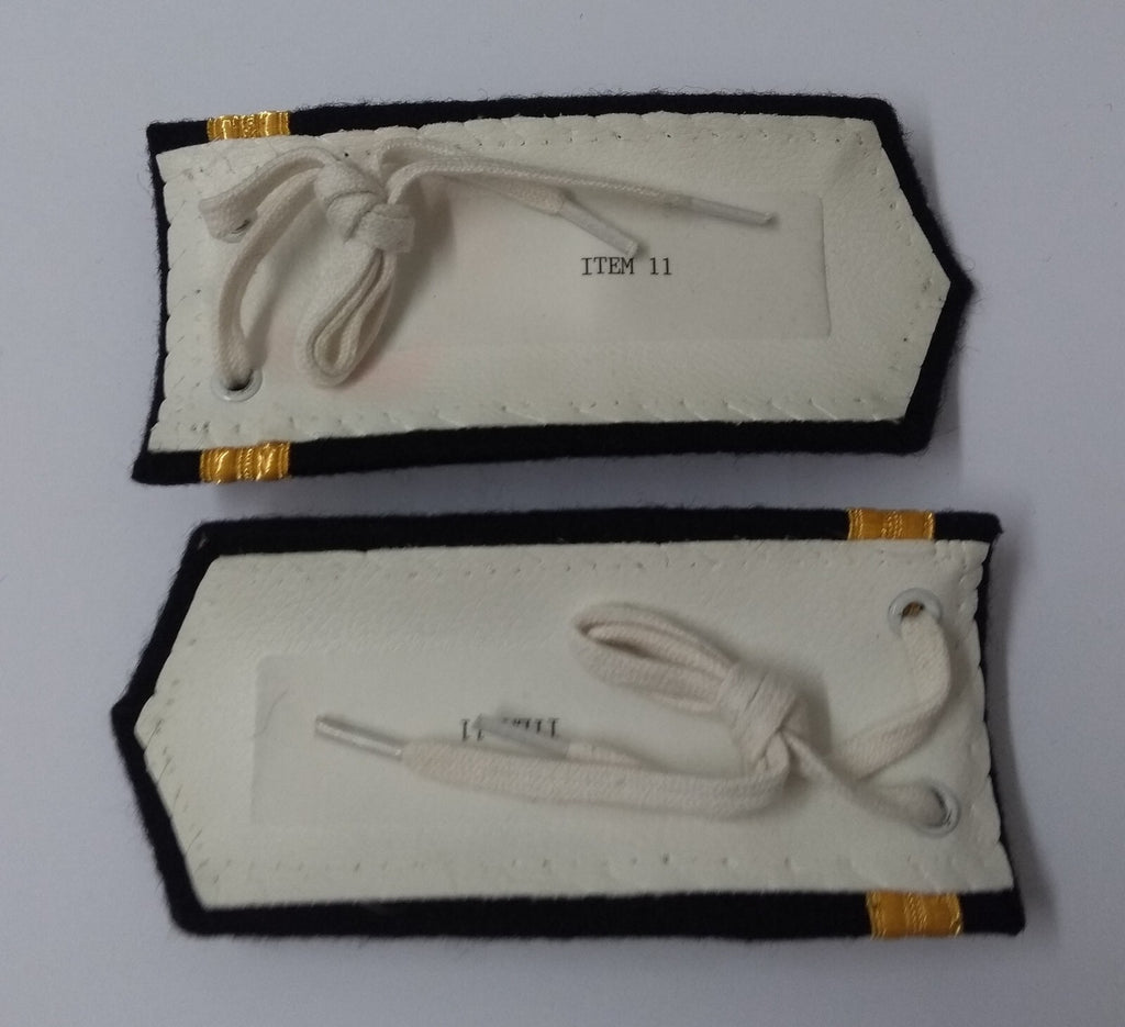 Oman Naval Rank Shoulder Boards Officer Laced Royal Crown Obsolete Navy Issue
