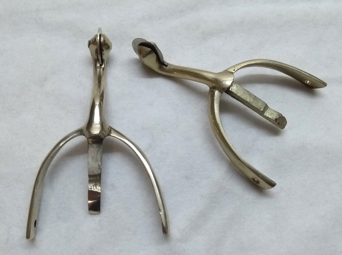 Swan Neck Spurs Short British Army / Officers & Soldiers Parade Boots