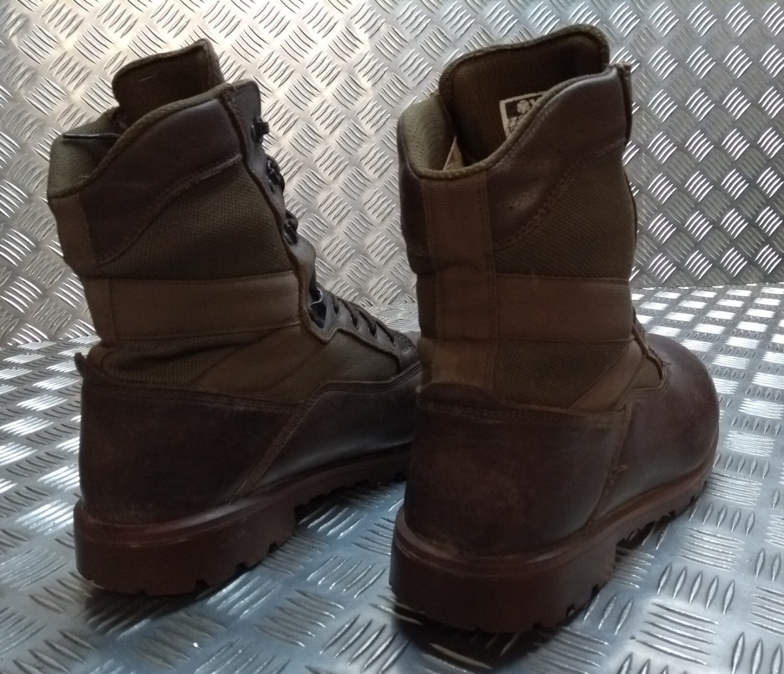 Army Patrol Boots Brown British Soldier Warm Weather Lightweight Footwear UK14M