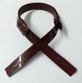 Genuine Issue Hi Sheen Brown 3/8" Dress Hat Adjustable Chinstrap
