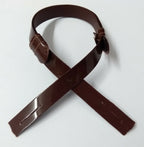 Genuine Issue Hi Sheen Brown 3/8" Dress Hat Adjustable Chinstrap