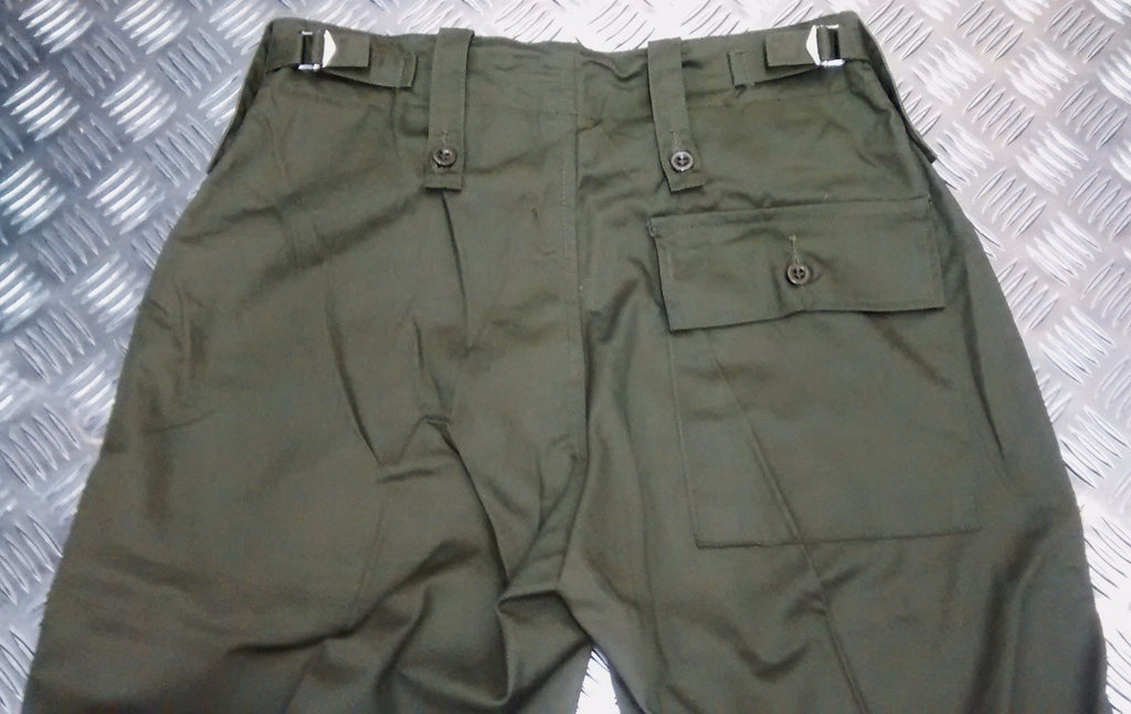 British Army Lightweight Combat Fatigue Trousers Womens Slacks Green & Black
