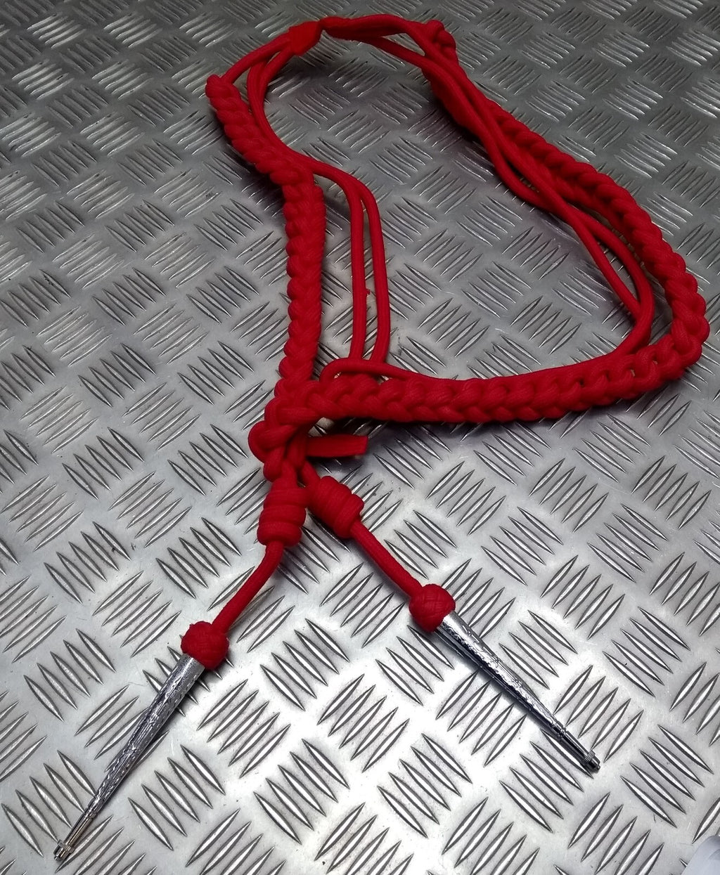 Aiguillette Officers Dress Cord For Ceremonial & Parade Duties Chrome Tip Ends