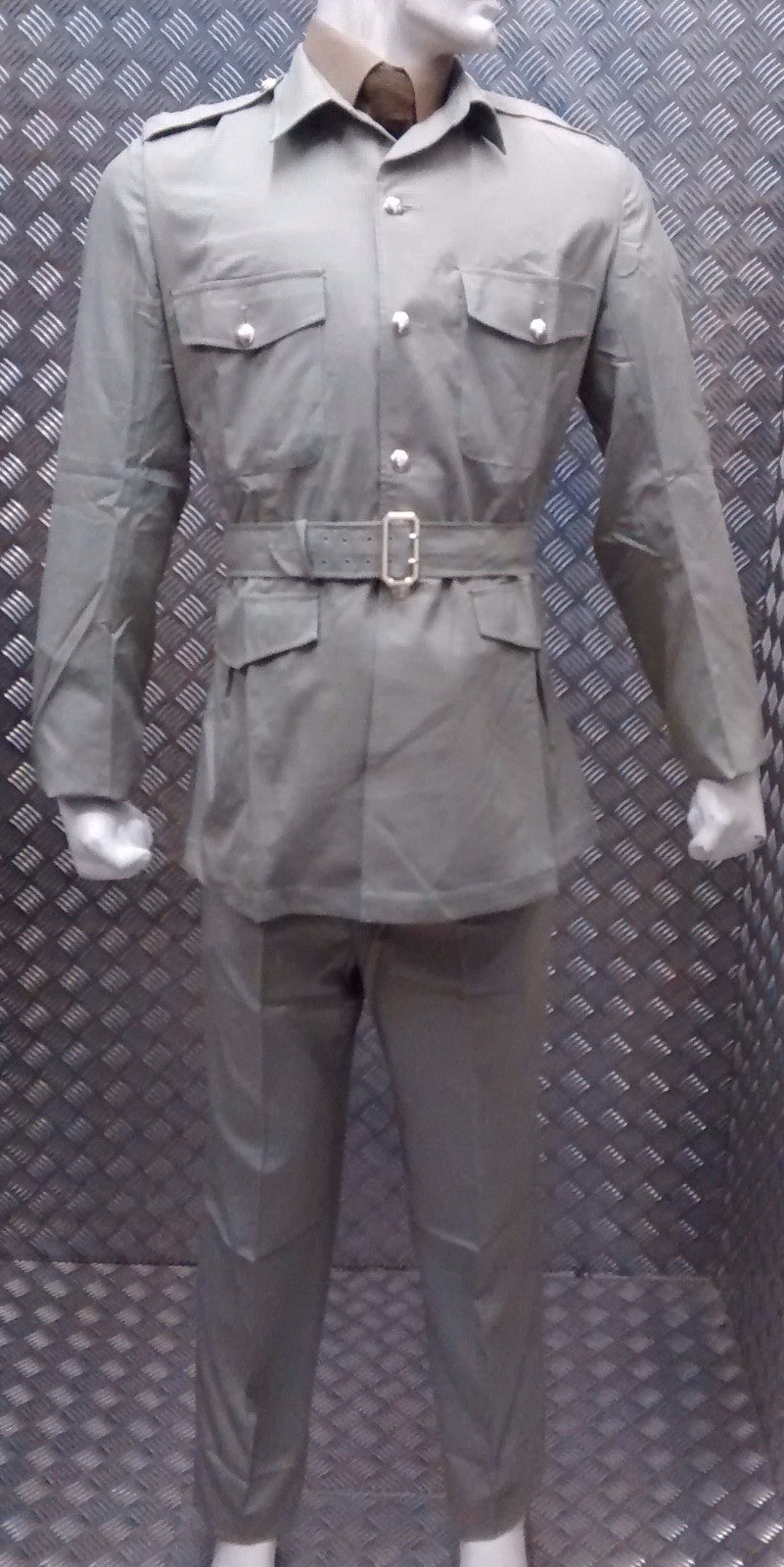British No6 Army Dress Safari Tropical Suit No Buttons Assorted Sizes NEW