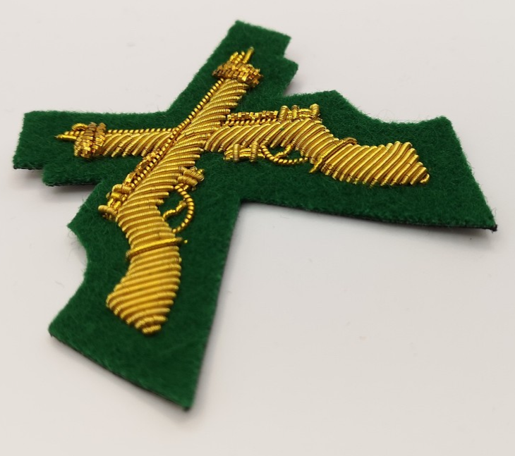 Mess Kit Badge Skill at Arms Green British Hand Embroidered Arm Patch
