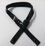 Chinstrap 3/8" Adjustable Patent Leather Chin Strap For Service & Dress Hats