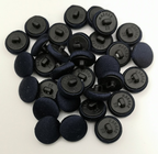 Navy Blue Silky Fabric Covered Buttons 22L x12