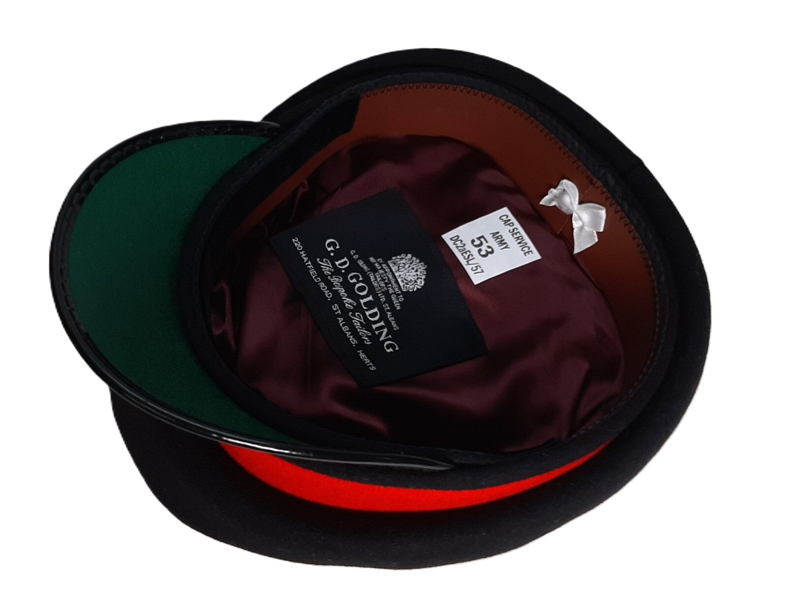 Army Royals Cap No1 British No Insignia By G.D Golding Headwear 53cm