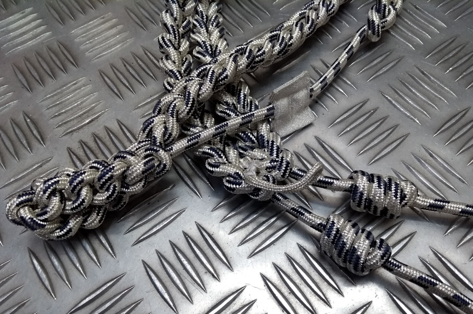 Oman Silver Aiguillette Senior Officer Blue Fleck Ceremonial UK Made