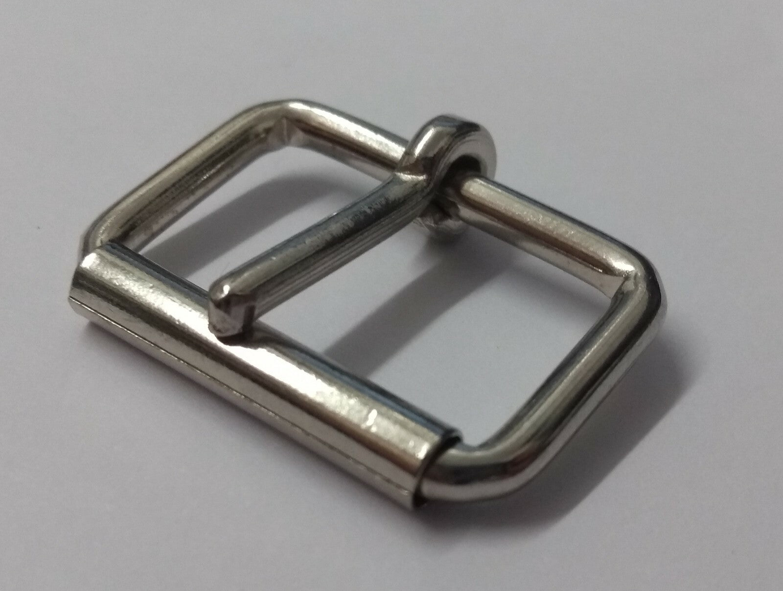 Genuine British Issue 1" Nickel Plated Small Roll Buckles X4 STD256