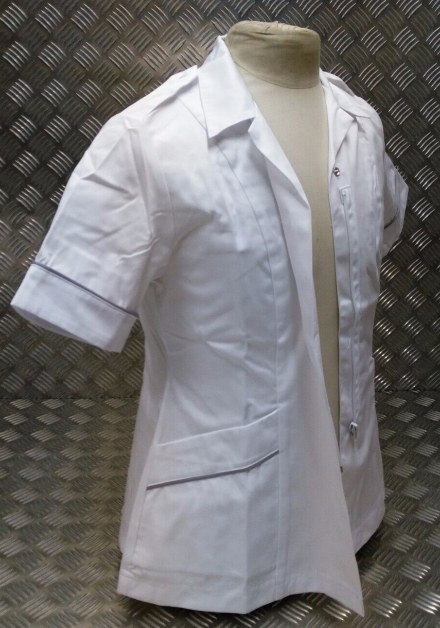 Nurses Working Jacket British Forces Woman's Uniform Fancy Dress Light Blue Trim