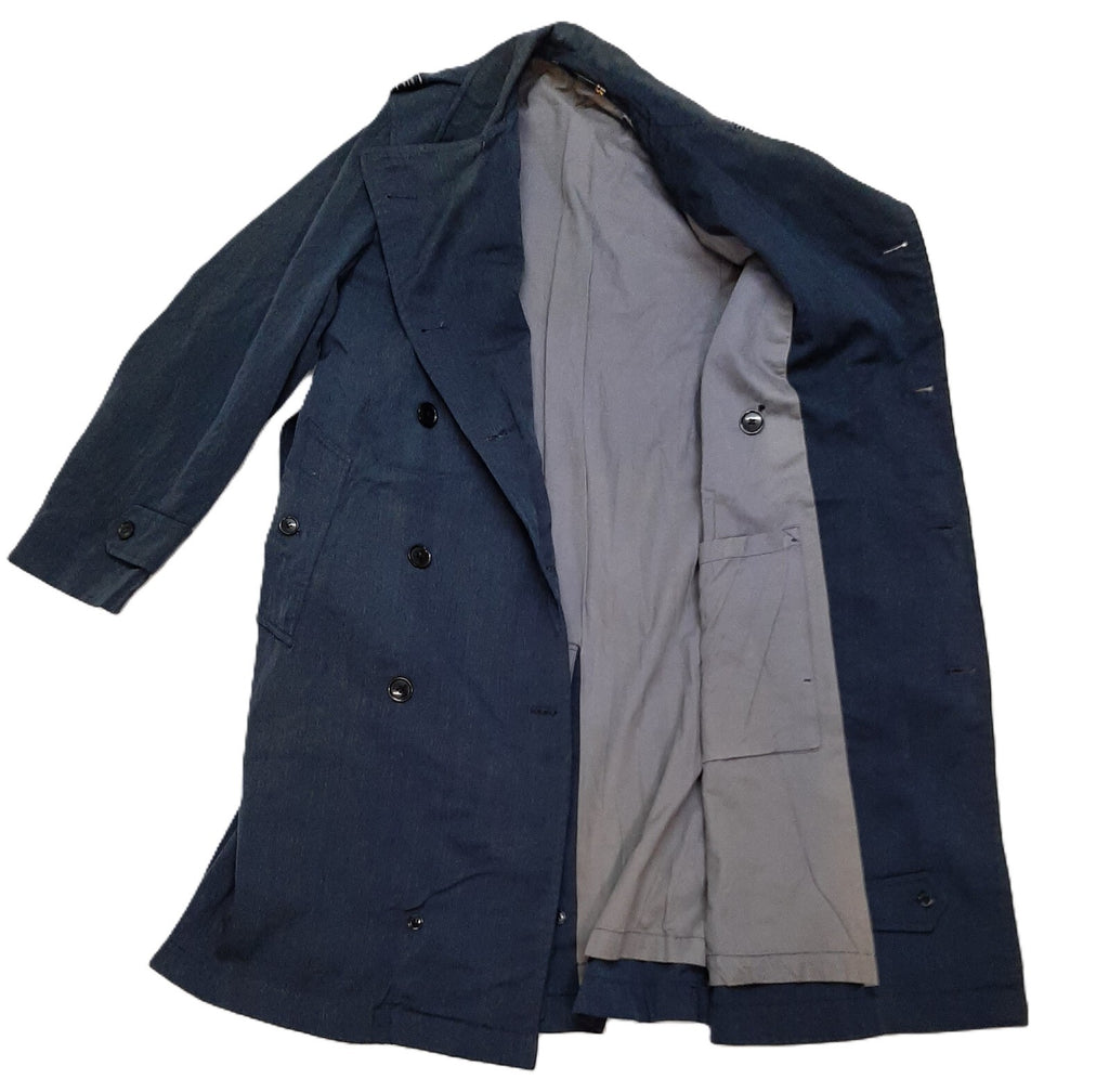 RAF Royal Air Force Raincoat Vintage OFC Double Breasted With Belt