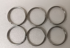 British Issue Chrome 5/8" Shank Split Rings x2 pairs