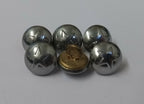 5 Point Star Small 11.6mm Dress Hat Buttons Looped Back With Raised Insignia X6
