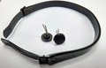 Chin Strap & Black Plastic Split Pin Buttons for Tri-Service Dress Hats