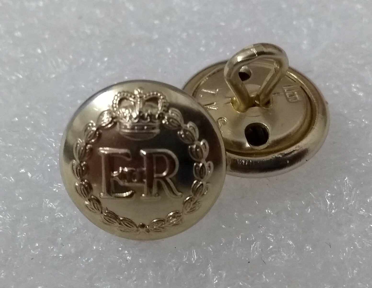 Army RMP Button Small Size for Dress Cap and Similar 22L x25 - NEW
