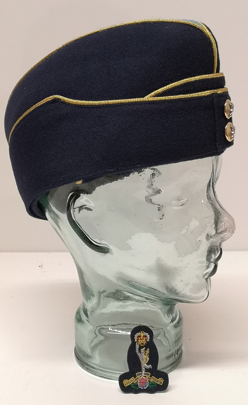British Side Cap Royal Signals Forage Hat With Badge Size 56cm