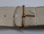Army Prong Adjusters For Parade & HCav / Guards Buff Leather Belts 1 Pair NOS