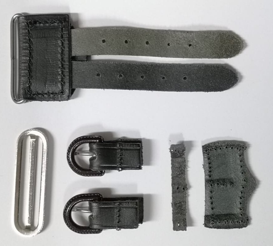 Leather Replacement Strap Slider Adjuster D-rings Spare Part for Stable Belts