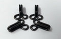 Genuine British Issue Aiguillette Pipe Cord Black Chain Hooks X4 STD196