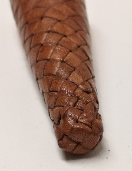 Sword Knot Acorn Light Brown Leather Bound Replacement Part
