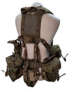 Airborne Army Webbing MTP British Assault Camo Belt Yoke & Assorted Pouches (6)