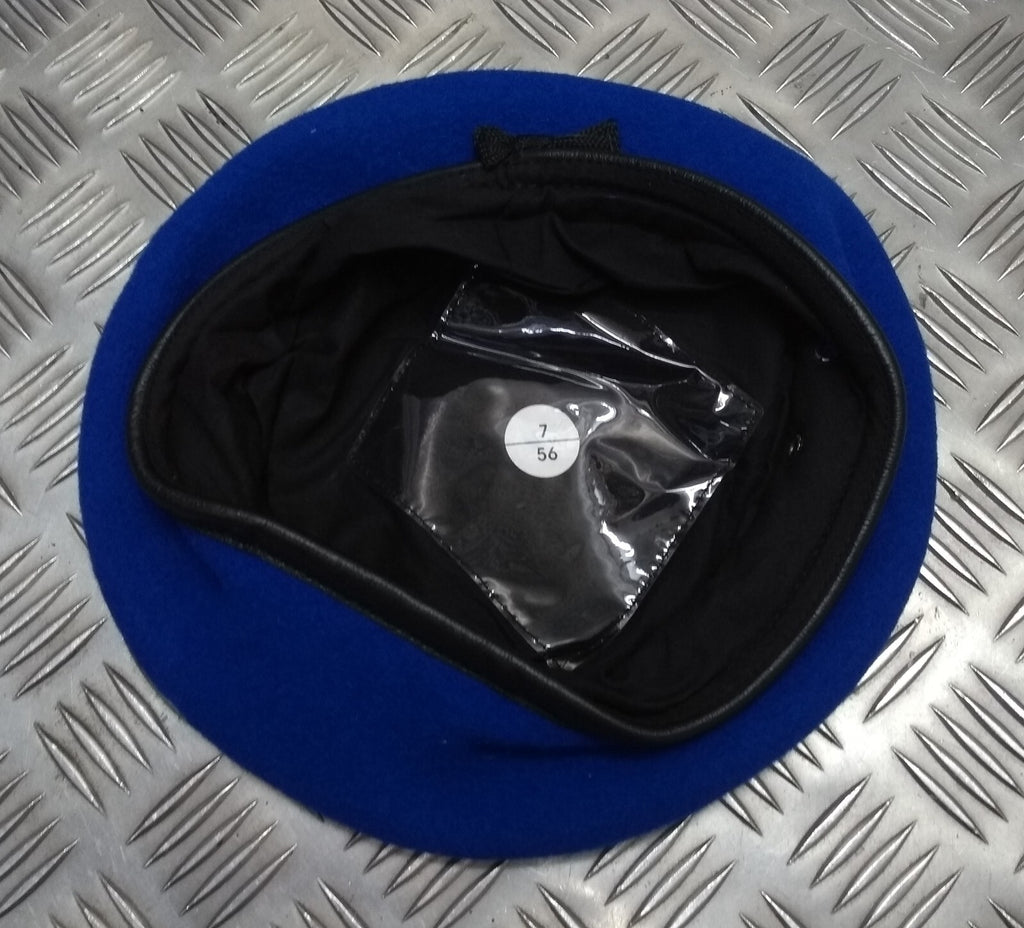 Mid Blue Beret Genuine Hobson London Manufactures Sample 7 56cm