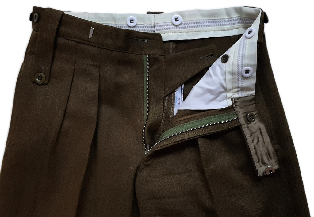 No2 Officer's Trousers British Army Peak Straight Backed Uniform Dress W30"