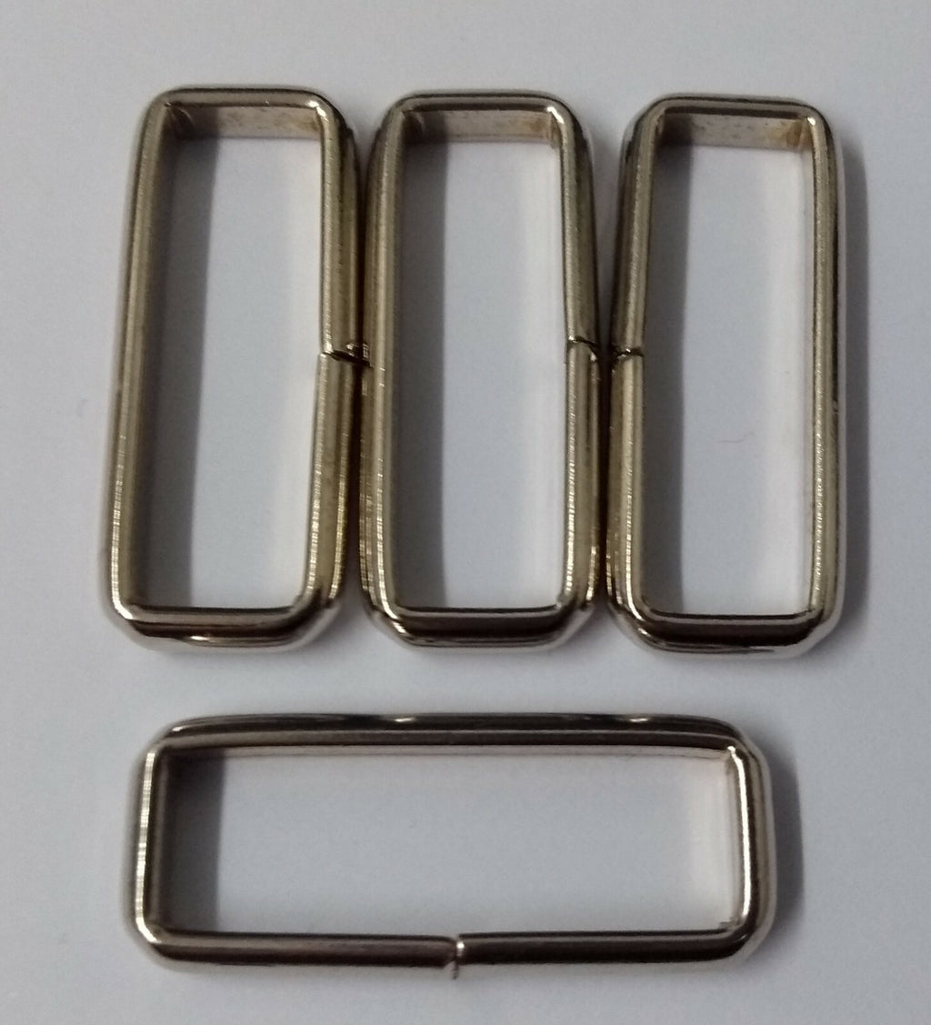 Trousers Belt Keeper 1" Nickel Plated British For 1" belting or Straps