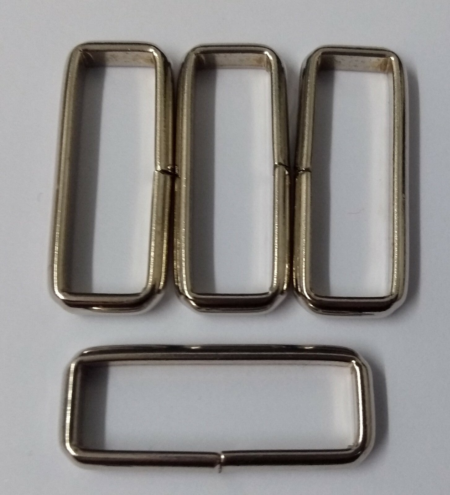 Trousers Belt Keeper 1" Nickel Plated British For 1" belting or Straps